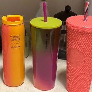 purple ombré Starbucks cup